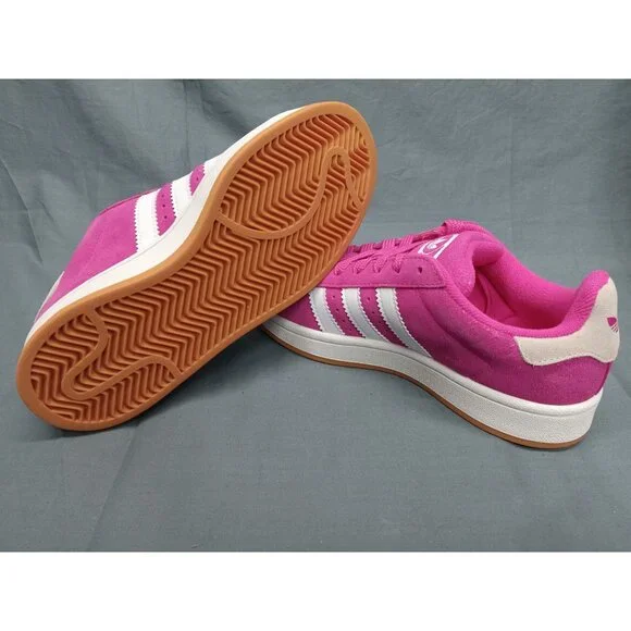 Adidas Campus 00s J Girls Sneakers Suede White Pink Gum Size 6.5 NEW NO BOX! - Picture 2 of 11